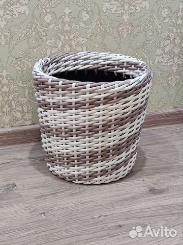 Кашпо из ротанга