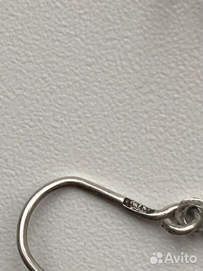 Серьги Кубачи 875 винтаж