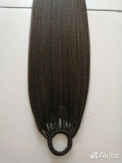 Хвост на резинке,волосы,хвост,афрохвост,канекалон