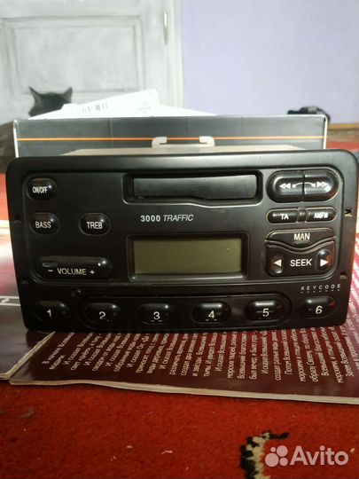 Музыкальный центр магнитола ford fiesta