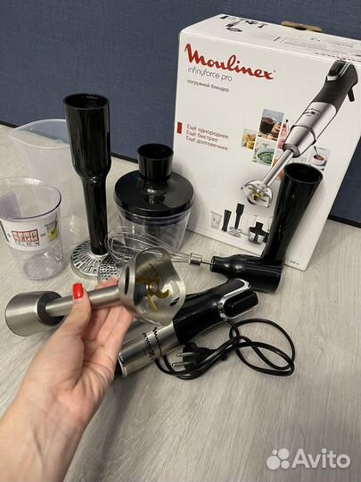 Блендер погружной moulinex