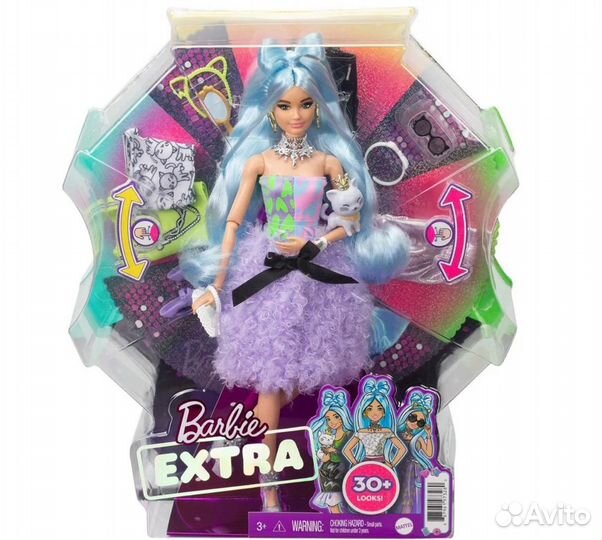 Barbie Кукла Extra Со светло-голубыми волосами GYJ