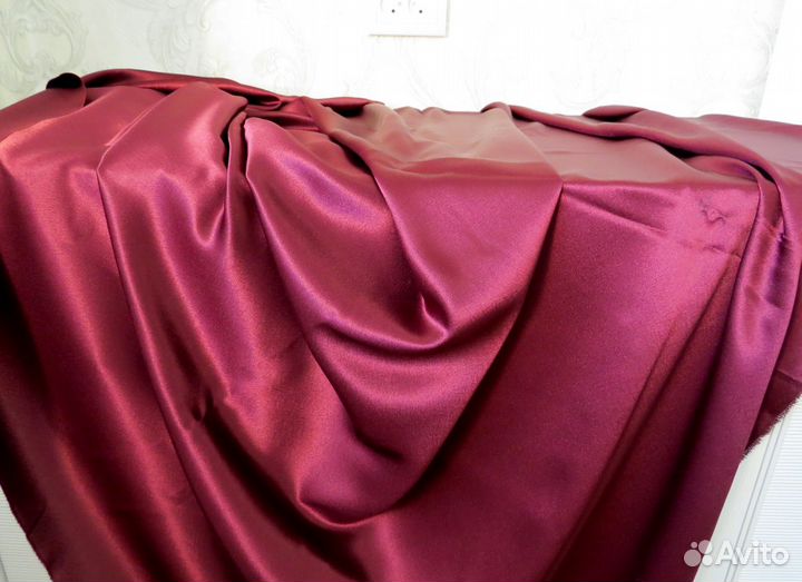 Ткань Шелковый креп-сатин Австрия ширина 1,5 м