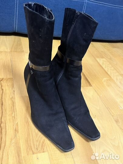 Сапоги женские зимние натуральная замша р.37-38