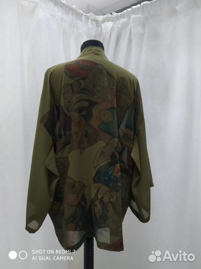 Хаори из шелка ручной работы