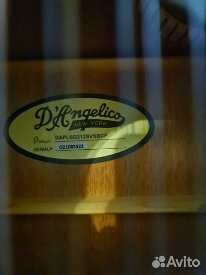 Электроакустическая гитара D'Angelico 12 струн