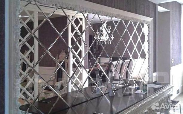 Зеркальное панно на стену