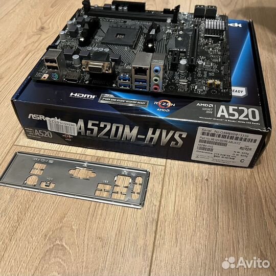 Материнская плата ASRock A520M-HVS