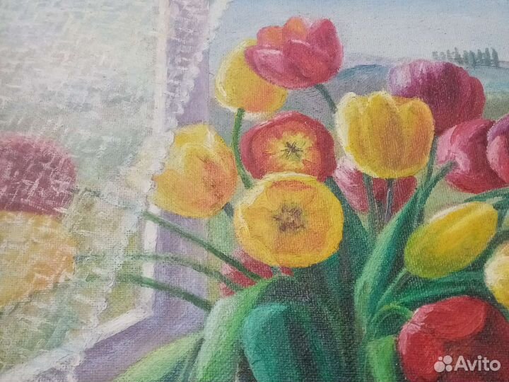 Картина маслом на холсте 40х45