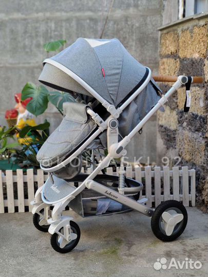 Коляска Belecoo 3в1 (Grey)