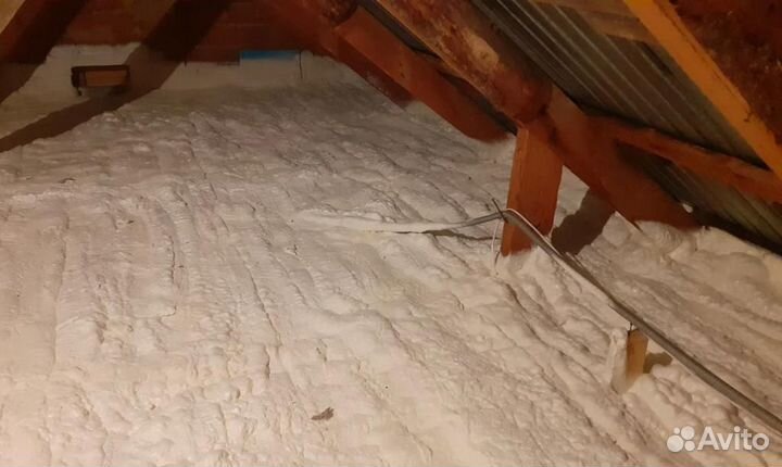 Утепление пенополиуретаном домов \ inov