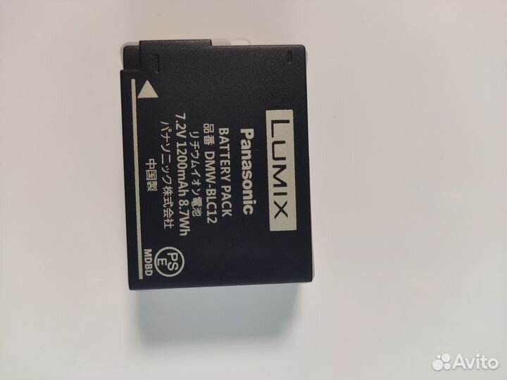 Аккумулятор panasonic DMW-BLC12