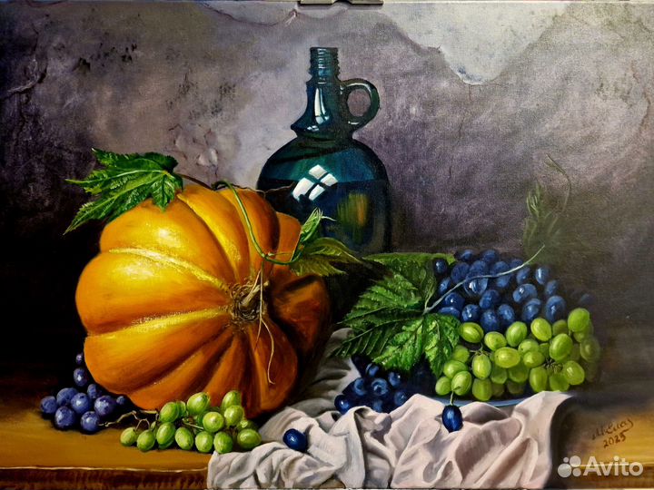 Картина маслом на холсте большая