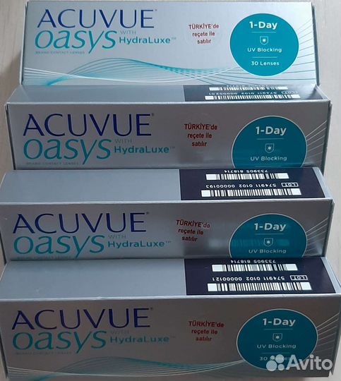 Линзы контактные однодневные Acuvue Oasys
