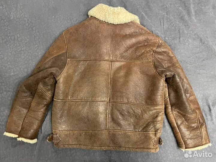 Дубленка натуральная мужская авиатор