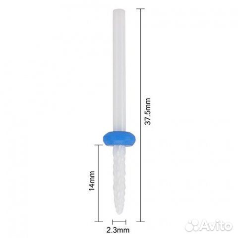 Керамическая насадка для кутикулы M 3/32 Small Fla