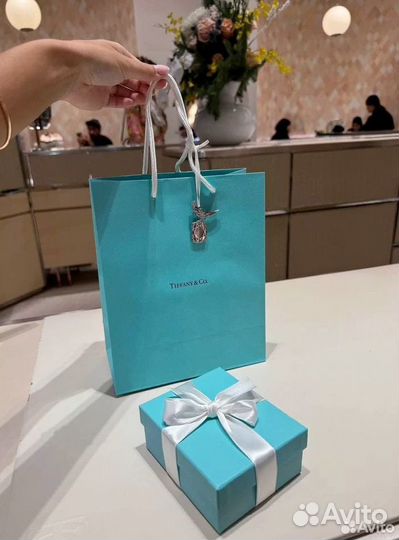 Браслет Tiffany Blue Heart Tag Bead Bracelet