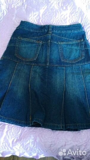Юбка джинсовая