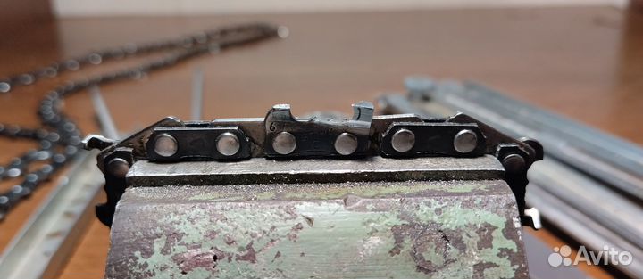 Заточка цепей stihl холодным способом