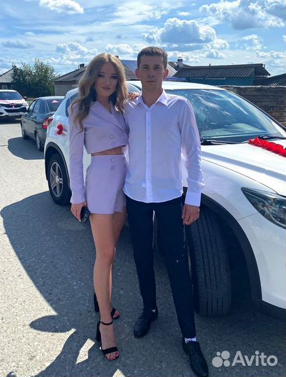 Костюм лаванда 42