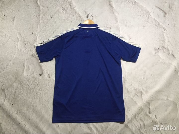 Поло Hummel x Everton синего цвета новое (L-XL)