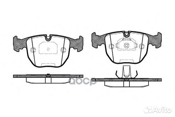 Колодки тормозные дисковые 259600 Road house