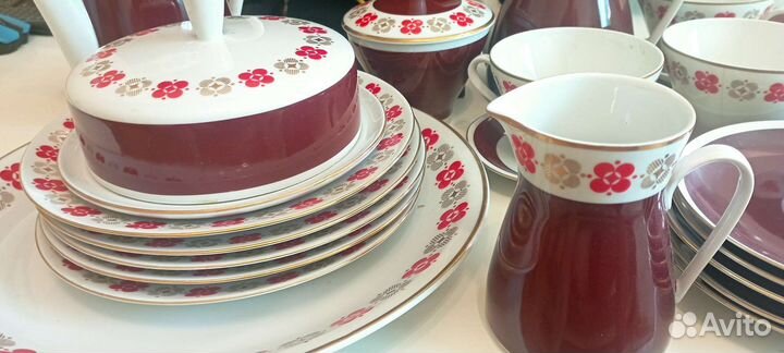 Набор столовой посуды гдр