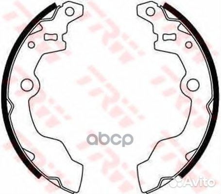 Колодки тормозные барабанные задн subaru: justy