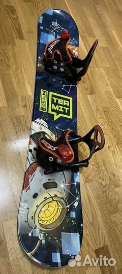 Комплект сноуборд termit, 136, крепления, ботинки