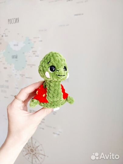 Вязаная игрушка черепаха
