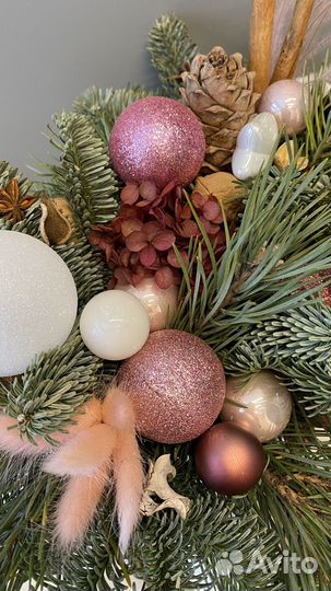 Новогодняя композиция в валеночках