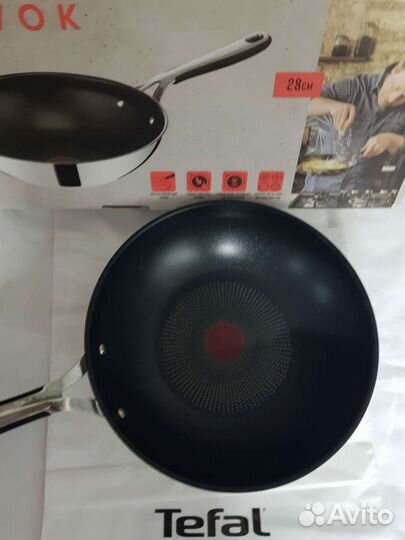 Сковорода Вок tefal Jamie Oliver 28 см