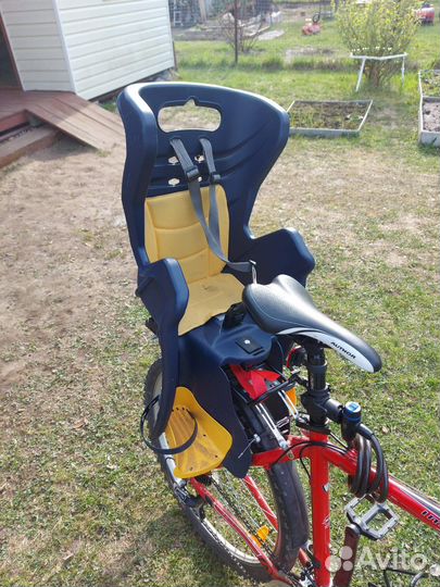 Велокресло bellelli little duck до22кг,2 бесплатно