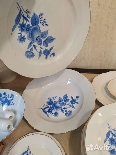 Столовый сервиз фарфор из гдр на 6 персон