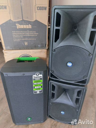 Mackie Thrash212 и RCF 310A