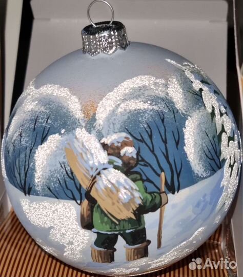 Шар елочный По хворост