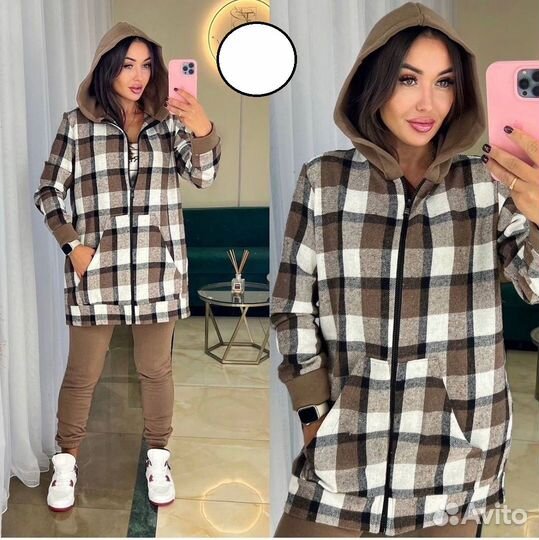 Женская двойка с рубашкой 46-58р, 3 цвета