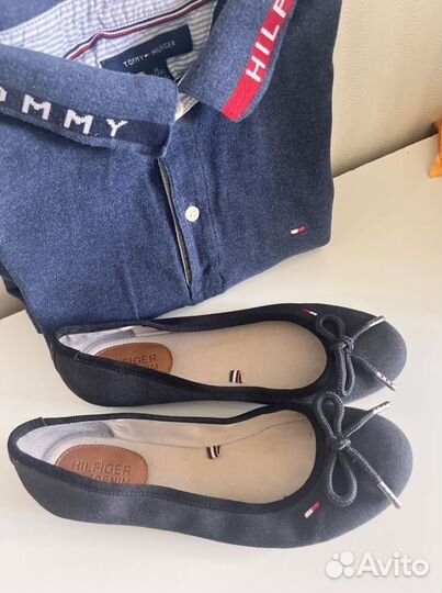 Tommy hilfiger балетки 38