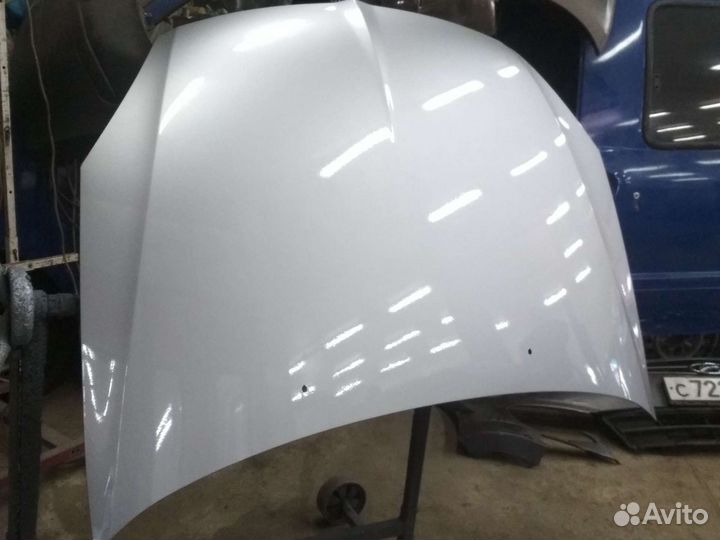 Капот лансер9 серебро а31