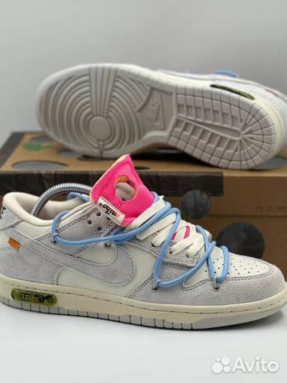 Кроссовки Nike Low Dink Off-White Демосезон