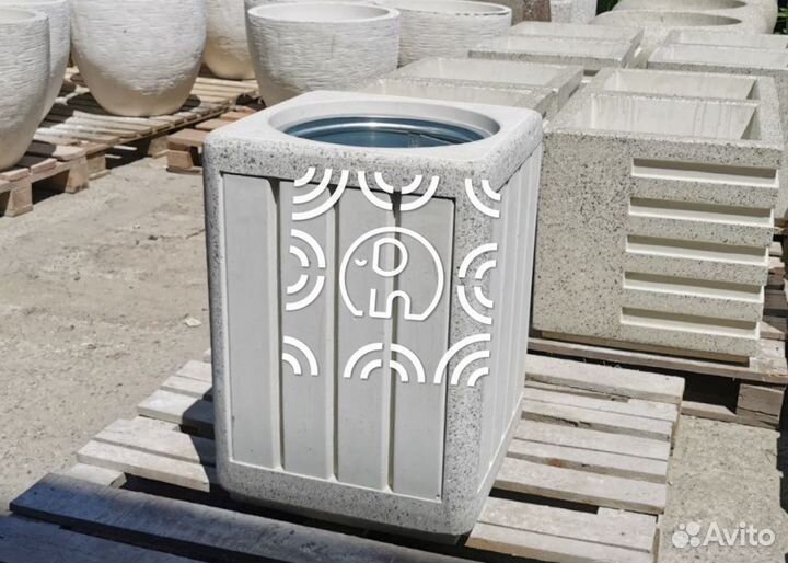 Мусорка бетонная Альфа у производителя