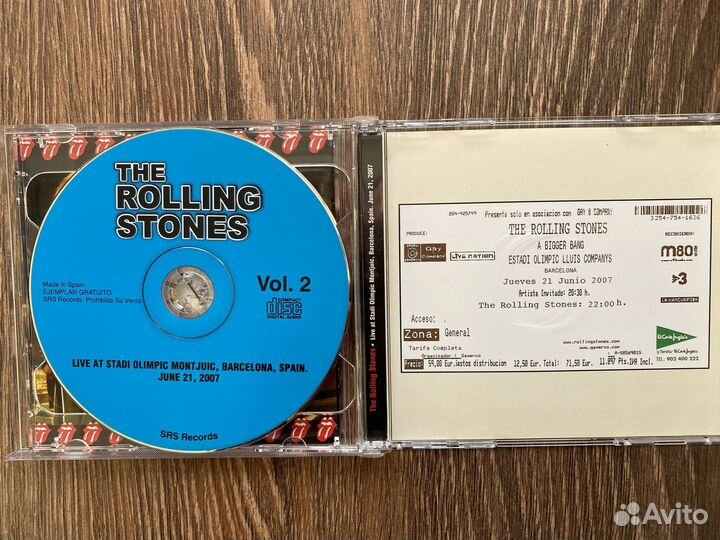 Rolling stones -live IN barcelona 21.06.2007 -2CD