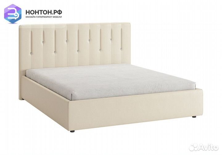 Кровать Кристи 1.6 м крем