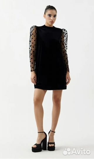 Платье женское вечернее бархатное