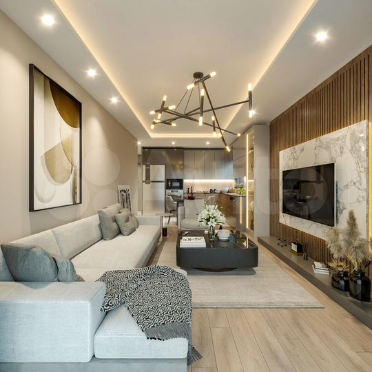 2-к. квартира, 65 м² (Турция)