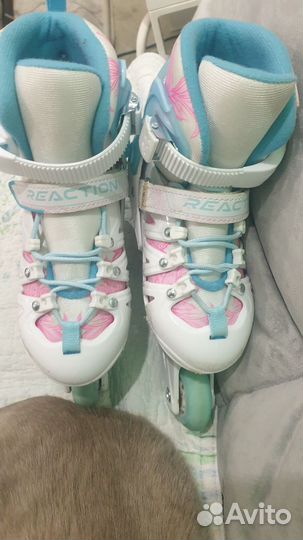 Роликовые коньки детские 32-35 Reaction