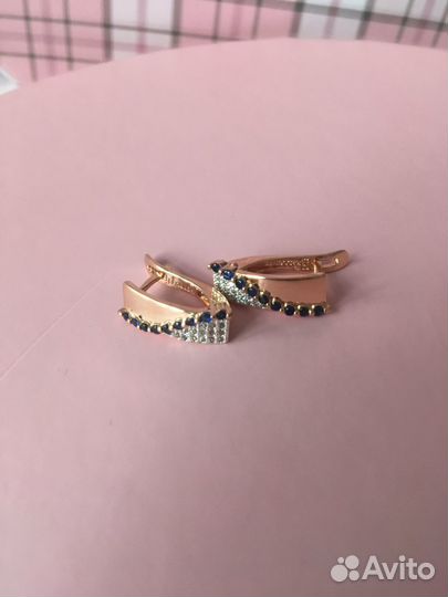 Серьги (дубайское золото)