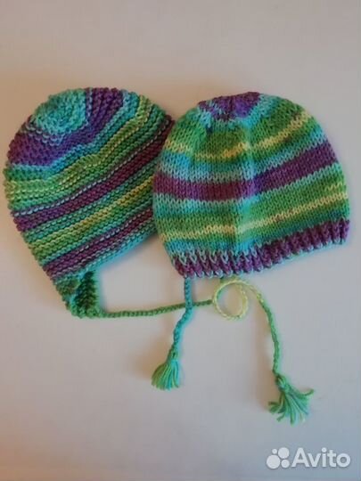 Вязаная шапка детская