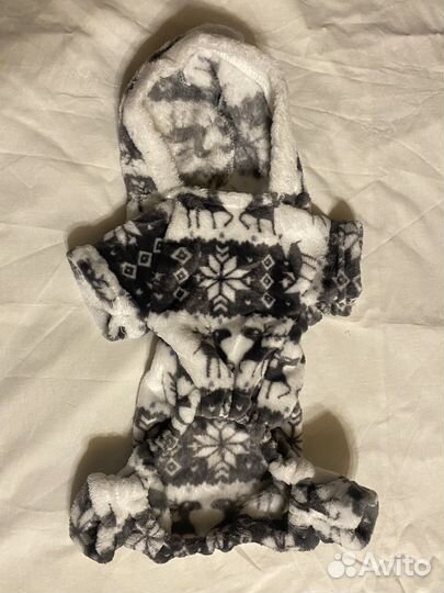 Плюшевые комбинезоны для собак мелких пород