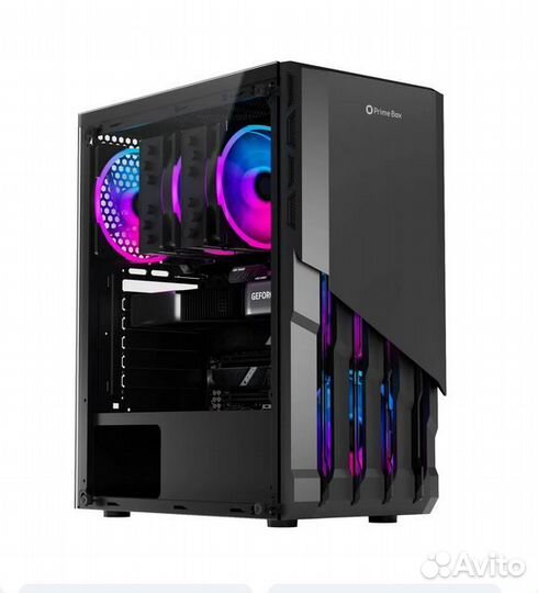 Корпус для пк (закаленное стекло, ATX)